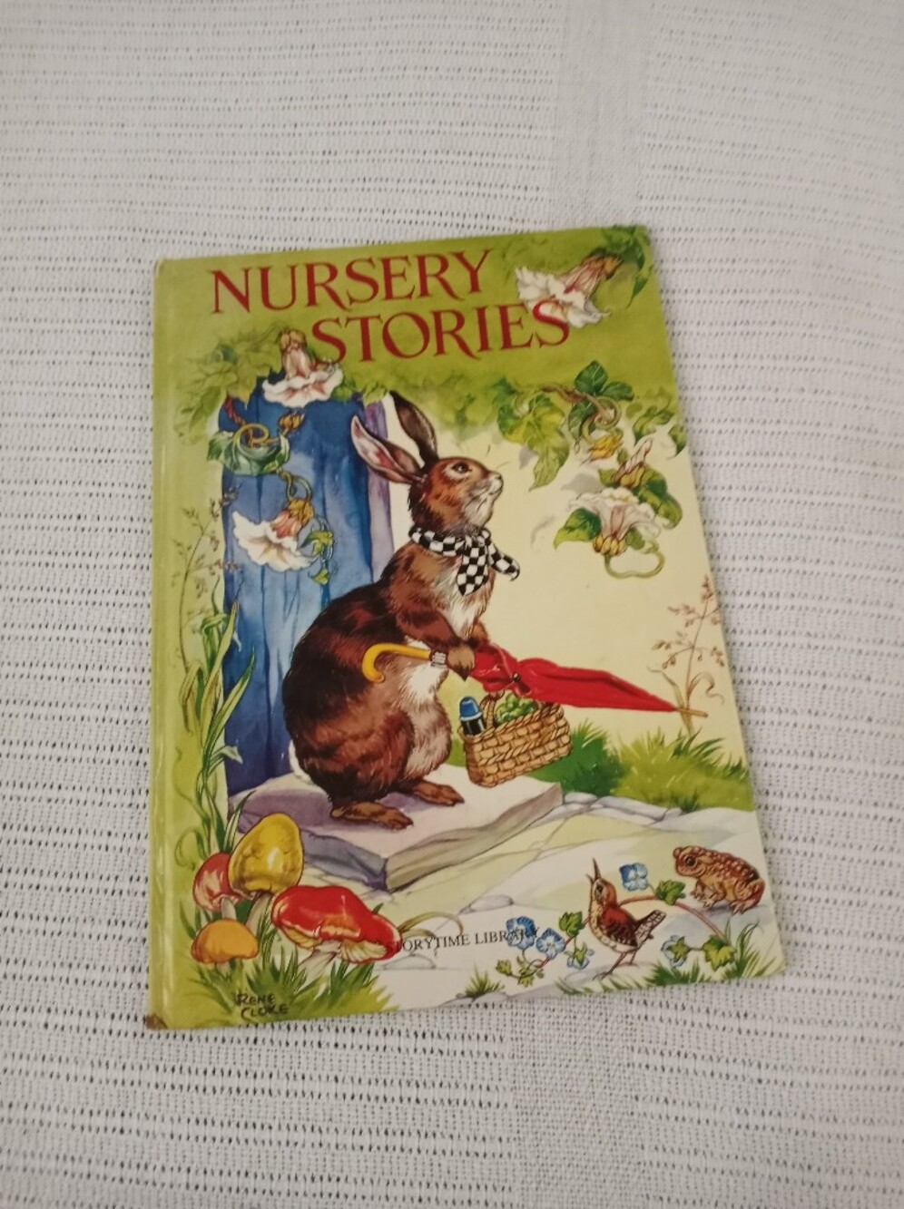 Vintage NURSERY STORIES 1976 Large Hardcover Book
